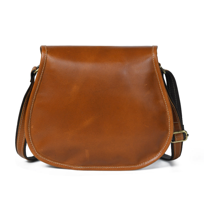 2-Pocket Leather Bag For Women
